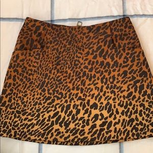 Urban Outfitters Cheetah Print Skirt